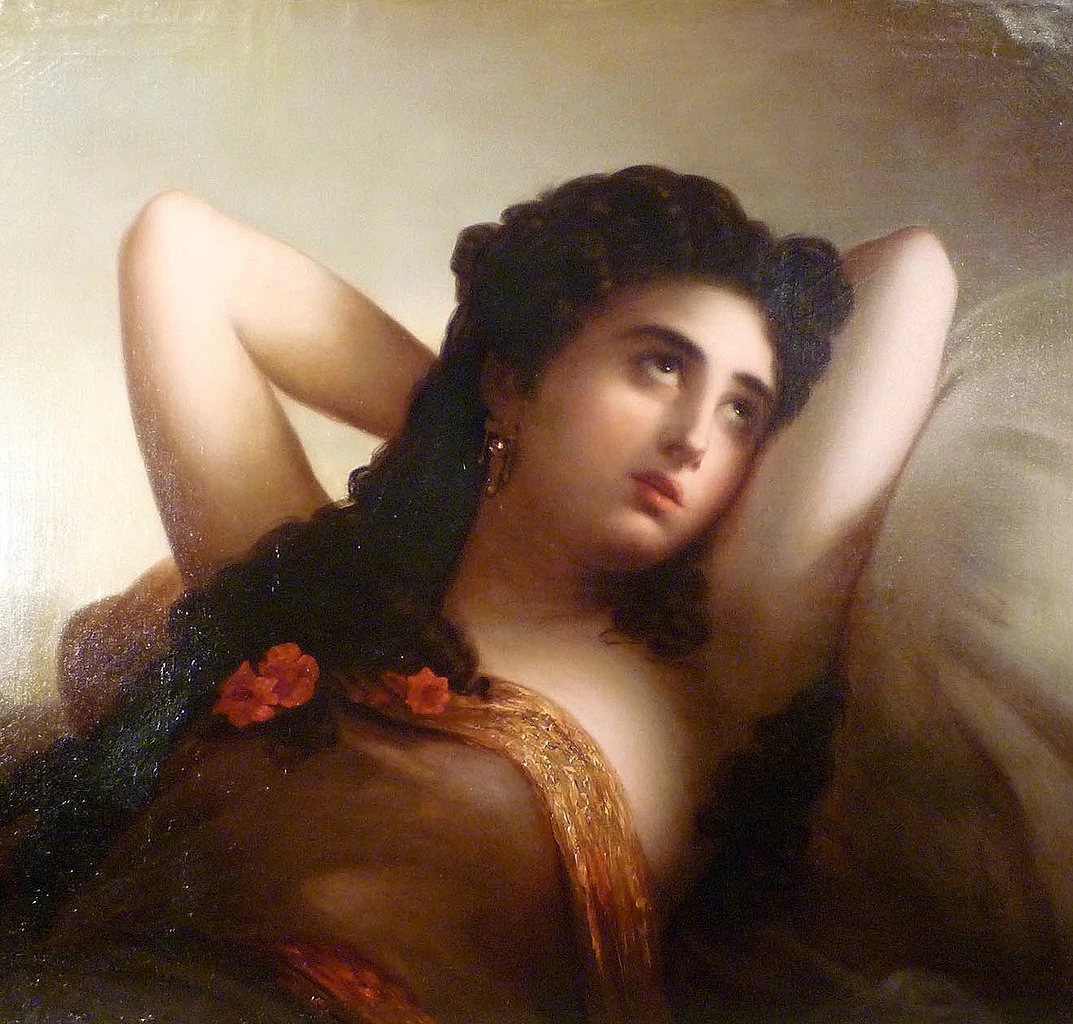 Donna distesa